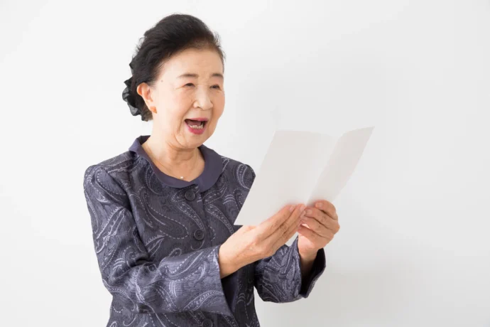 声が出るようになったシニア