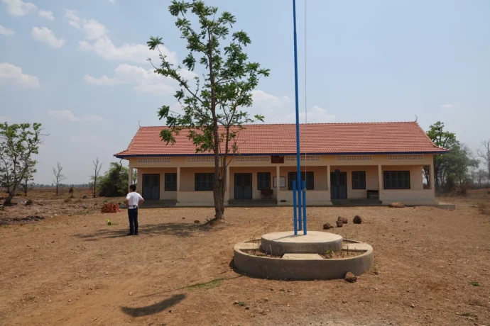 発展途上国に建てられた小学校