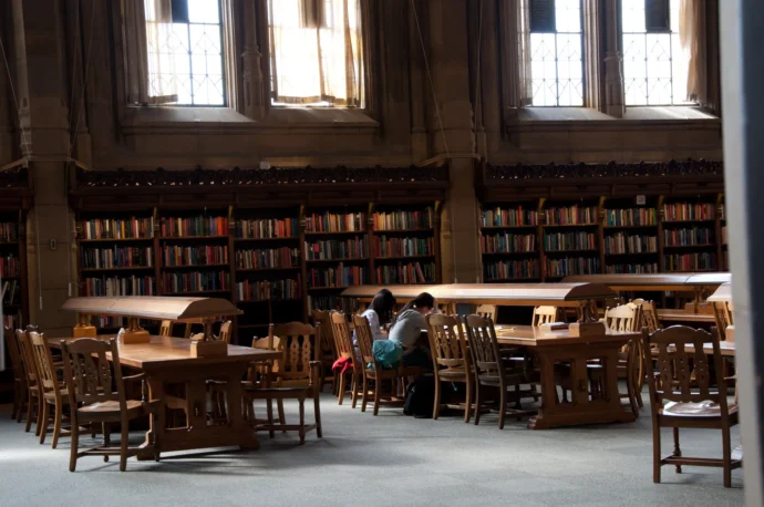 アメリカの大学の図書館