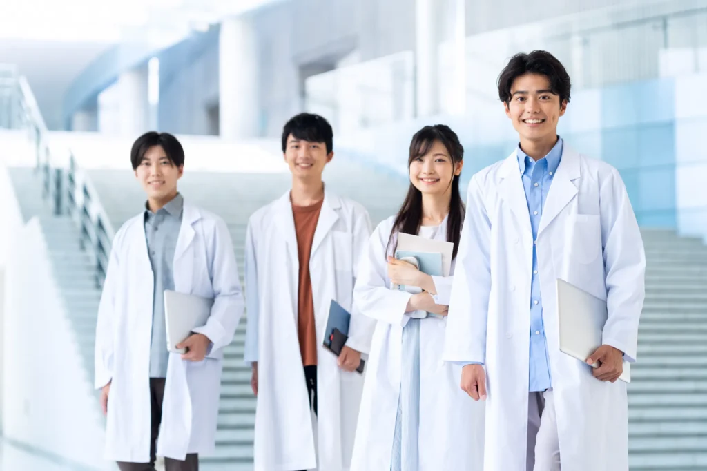 薬学部の学生たち