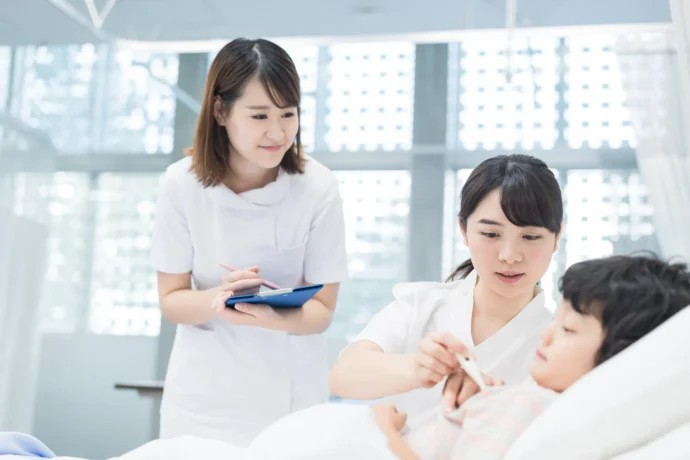 看護師のインターンの様子
