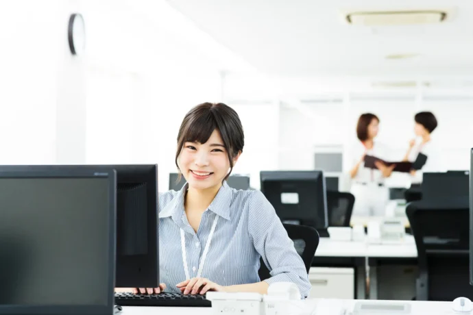 楽しく職業体験をしているインターン生