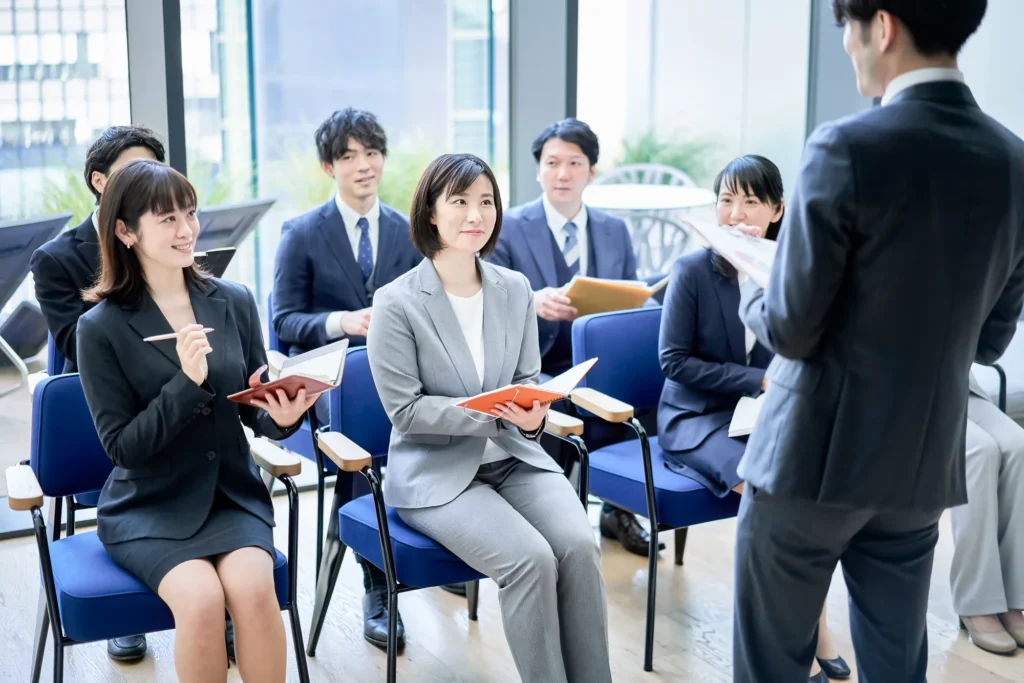 インターンの説明会の様子